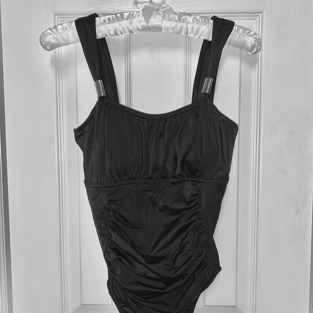 Lands’ End One-Piece Black Swimsuit Size 6P